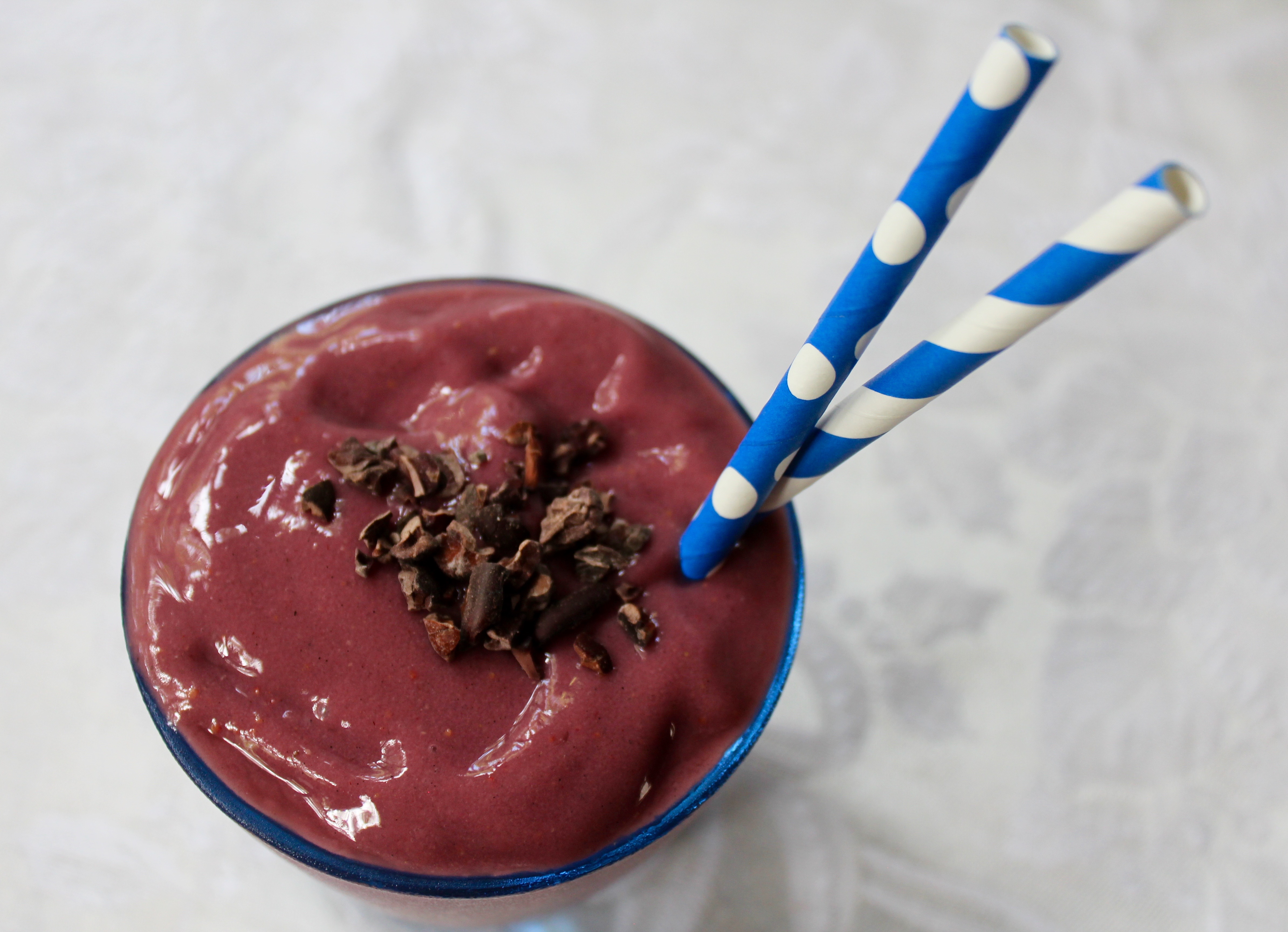 Raspberry Papaya Smoothie