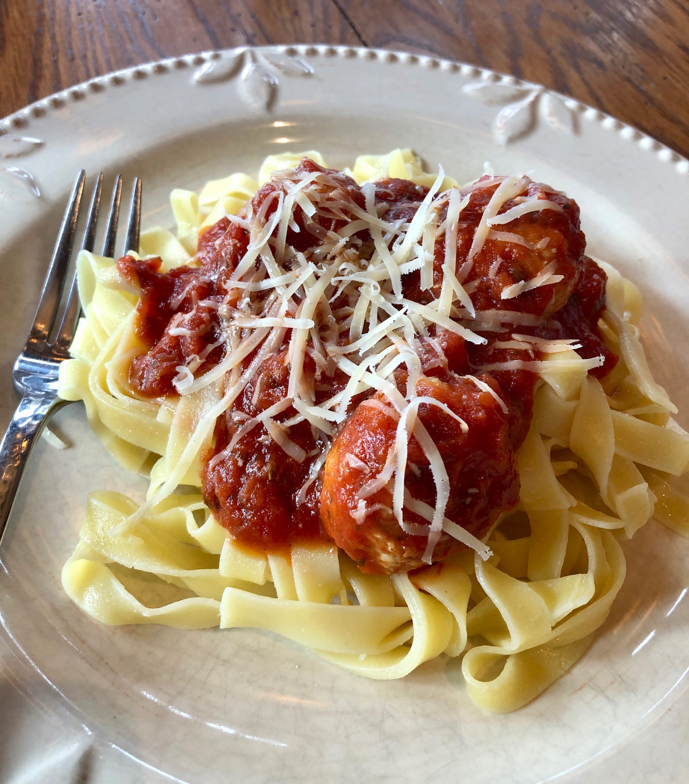 Spaghetti & Turkey Meatballs