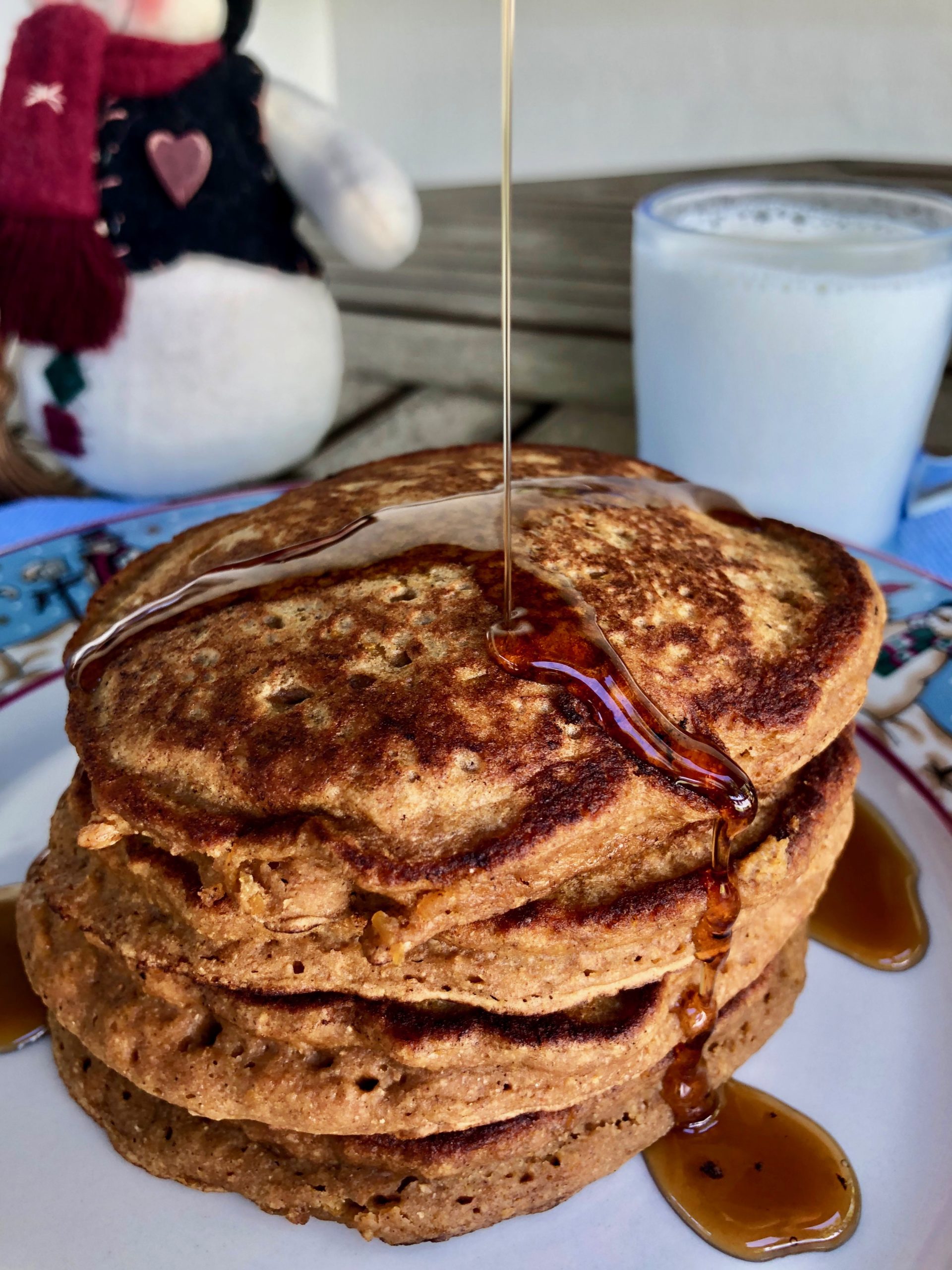 Pumpkin Gingerbread Pancakes