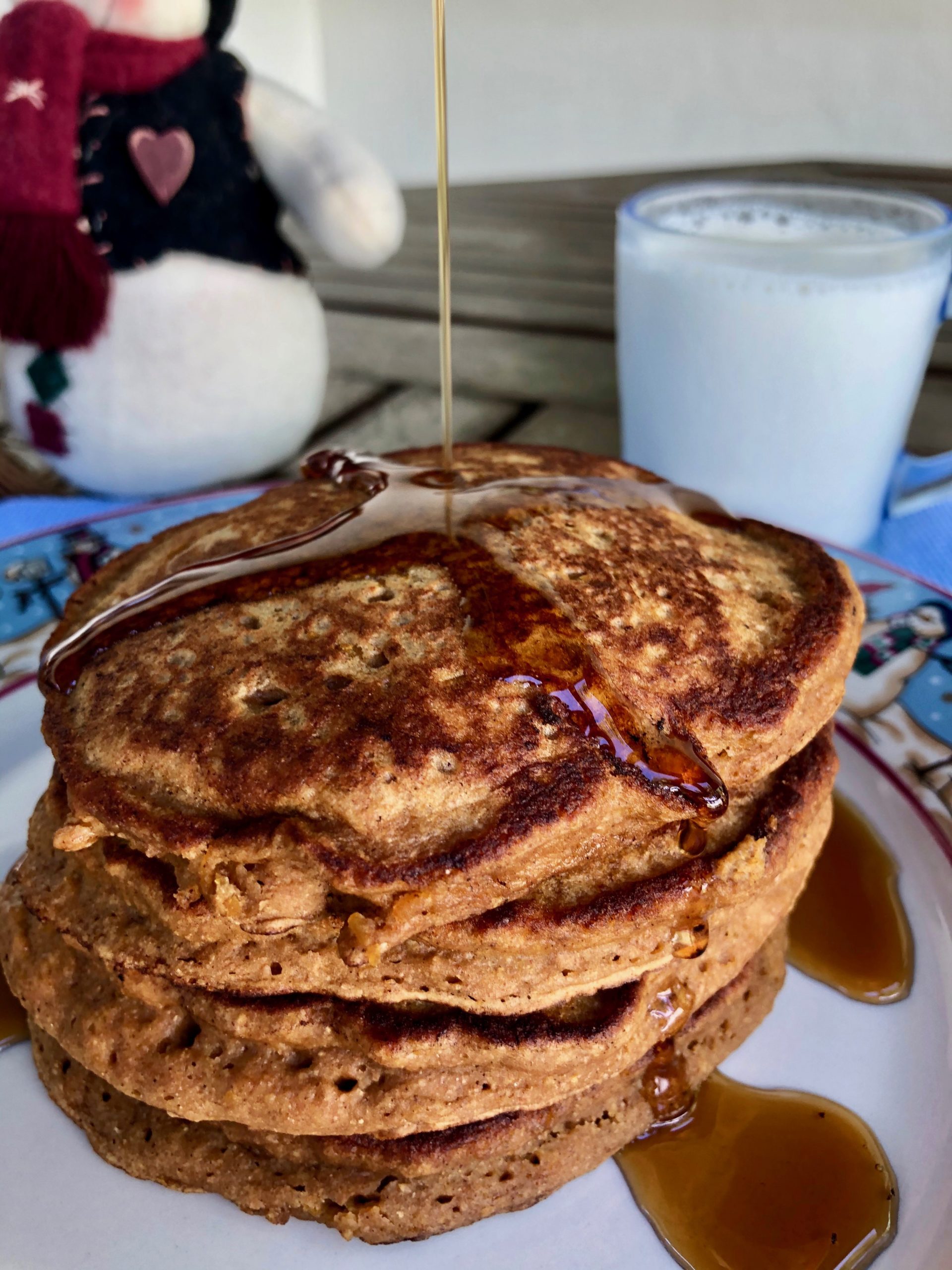 Pumpkin Gingerbread Pancakes