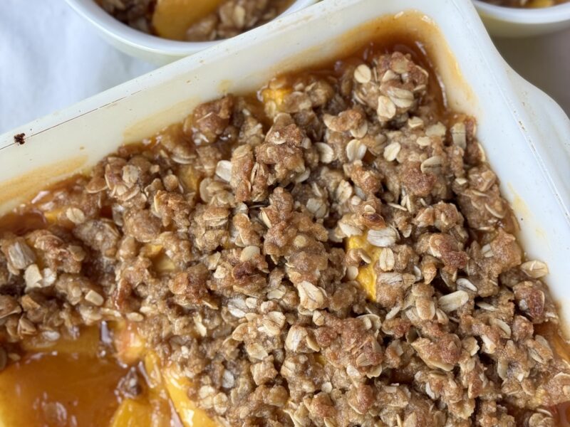 Fresh Peach Crisp